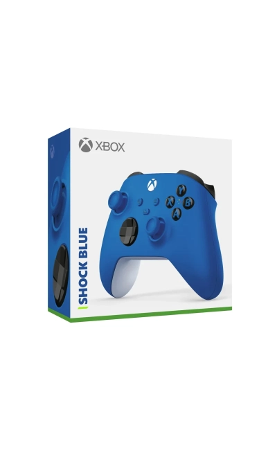 Gaming PAD Microsoft Xbox kontroler bezprzewodowy - Shock Blue - Niebieski | USB-C | PC | XBOX | Bezprzewodowy